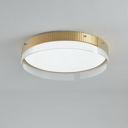 Bellatrix Ceiling Light | Brass Acrylic | Gold/Black
