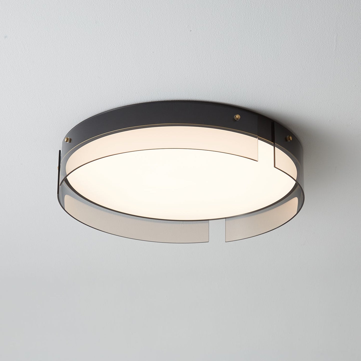 Bellatrix Ceiling Light | Brass Acrylic | Gold/Black