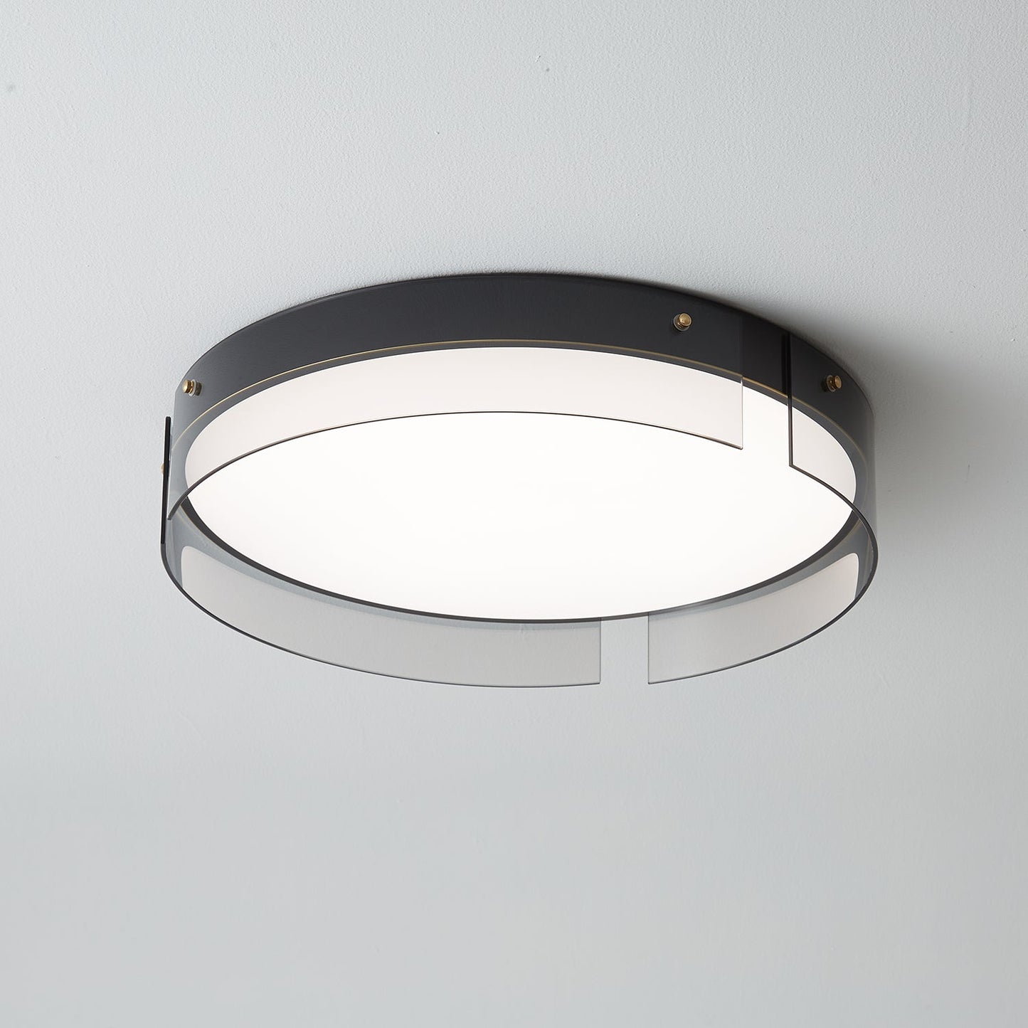 Bellatrix Ceiling Light | Brass Acrylic | Gold/Black