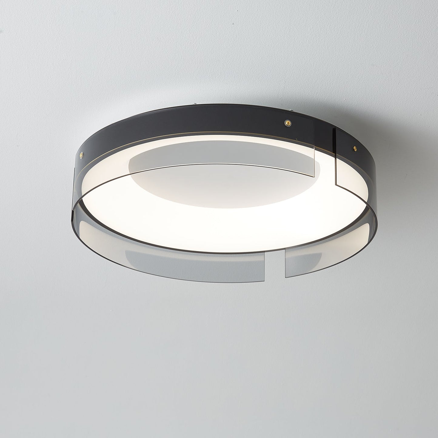 Bellatrix Ceiling Light | Brass Acrylic | Gold/Black