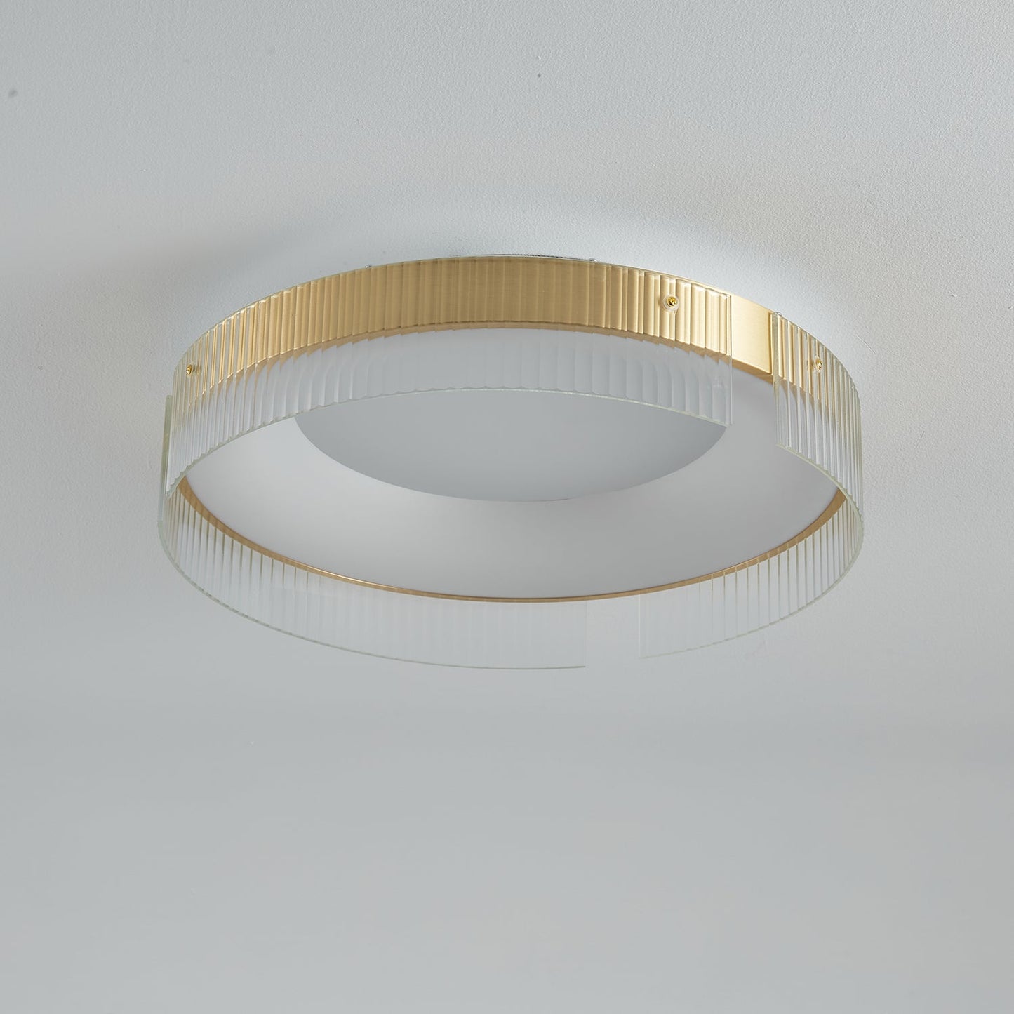Bellatrix Ceiling Light | Brass Acrylic | Gold/Black