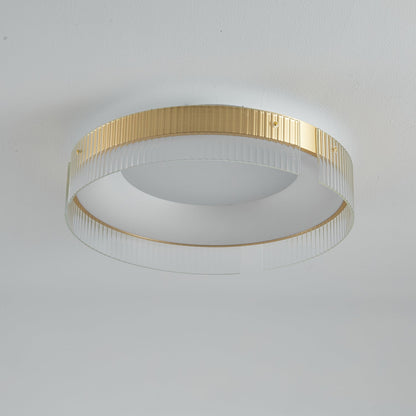 Bellatrix Ceiling Light | Brass Acrylic | Gold/Black