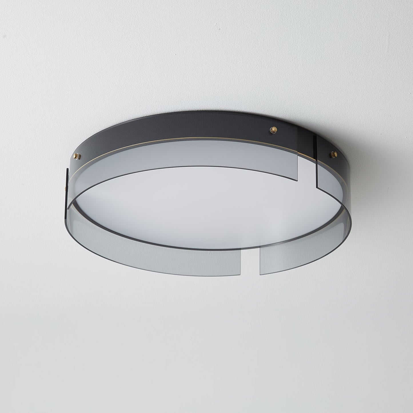 Bellatrix Ceiling Light | Brass Acrylic | Gold/Black