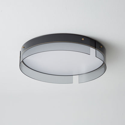 Bellatrix Ceiling Light | Brass Acrylic | Gold/Black