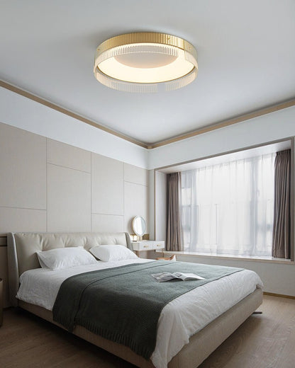 Bellatrix Ceiling Light | Brass Acrylic | Gold/Black