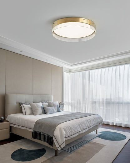 Bellatrix Ceiling Light | Brass Acrylic | Gold/Black