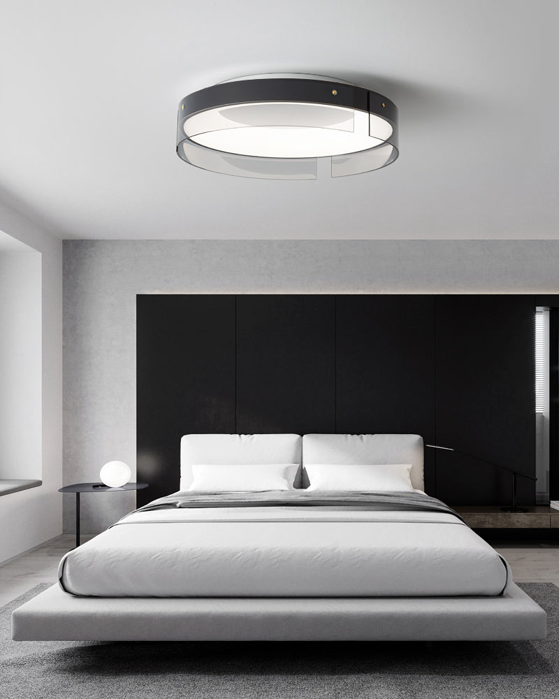 Bellatrix Ceiling Light | Brass Acrylic | Gold/Black