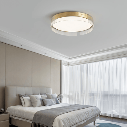 Bellatrix Ceiling Light | Brass Acrylic | Gold/Black