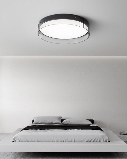 Bellatrix Ceiling Light | Brass Acrylic | Gold/Black