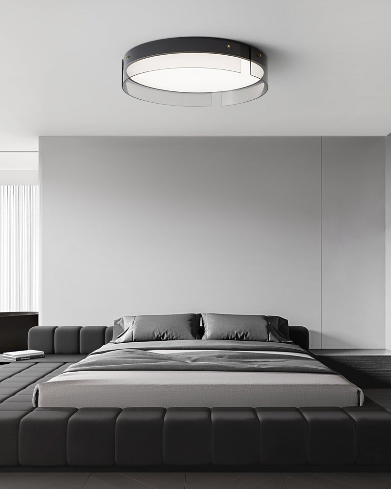Bellatrix Ceiling Light | Brass Acrylic | Gold/Black