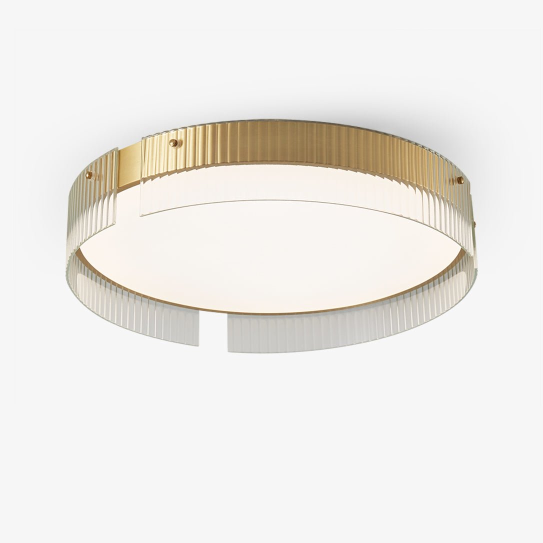 Bellatrix Ceiling Light | Brass Acrylic | Gold/Black