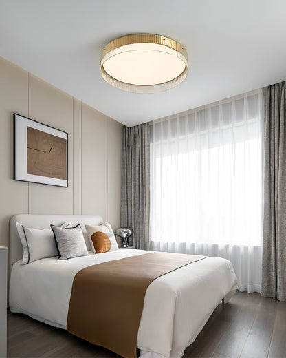 Bellatrix Ceiling Light | Brass Acrylic | Gold/Black