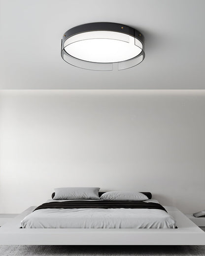 Bellatrix Ceiling Light | Brass Acrylic | Gold/Black