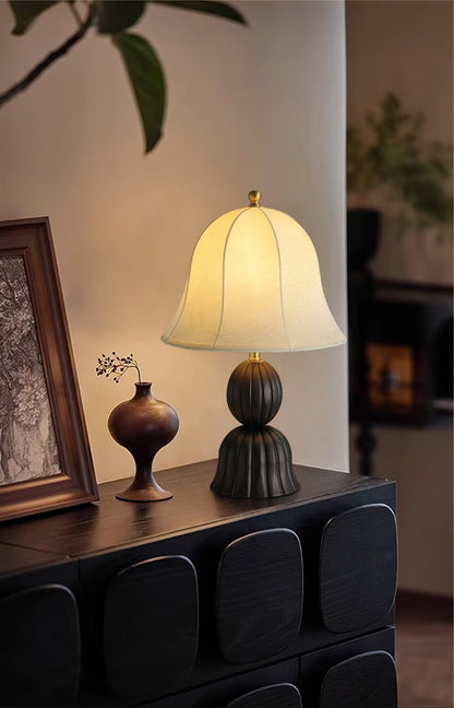 Bellora Table Lamp | Fabric Shade | Beige