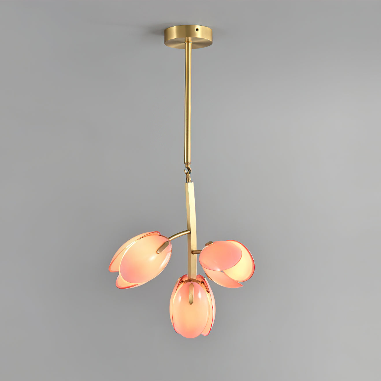 Belluno Chandelier | Brass & Opal Glass | 3, 5, or 8 Lights