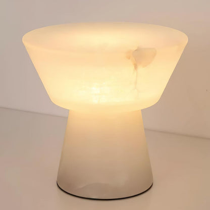 Beta Marble Table Lamp | Brass & Marble | White