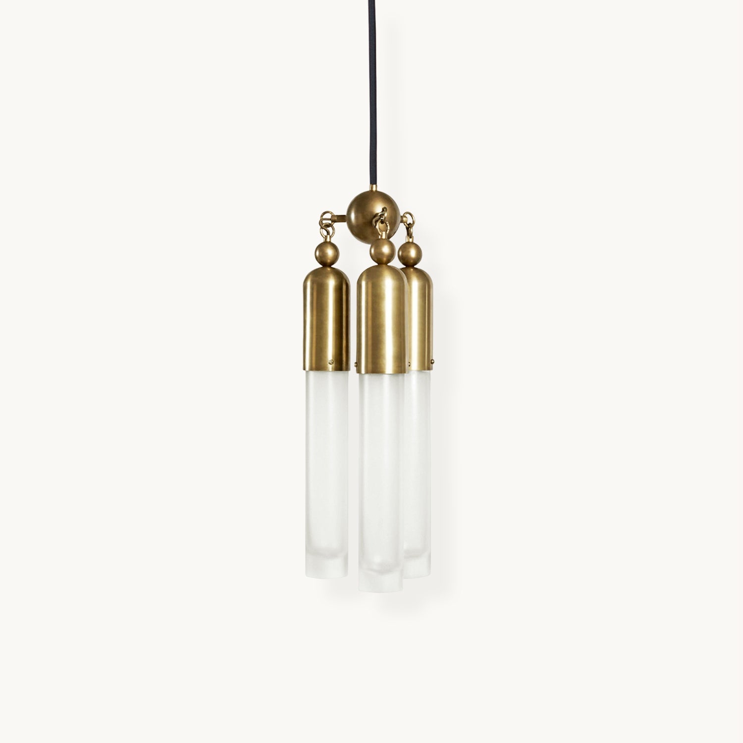 Bettany Pendant Light | Copper Metal & Acrylic | 16cm Diameter