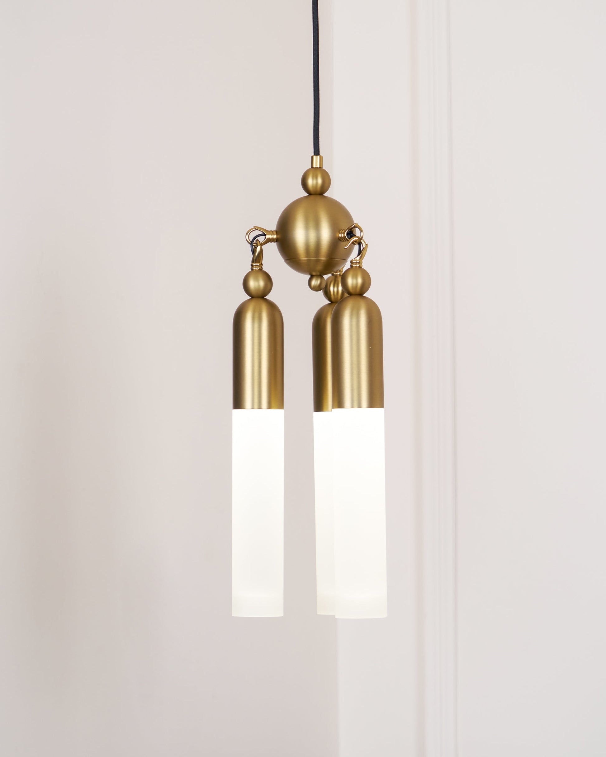Bettany Pendant Light | Copper Metal & Acrylic | 16cm Diameter
