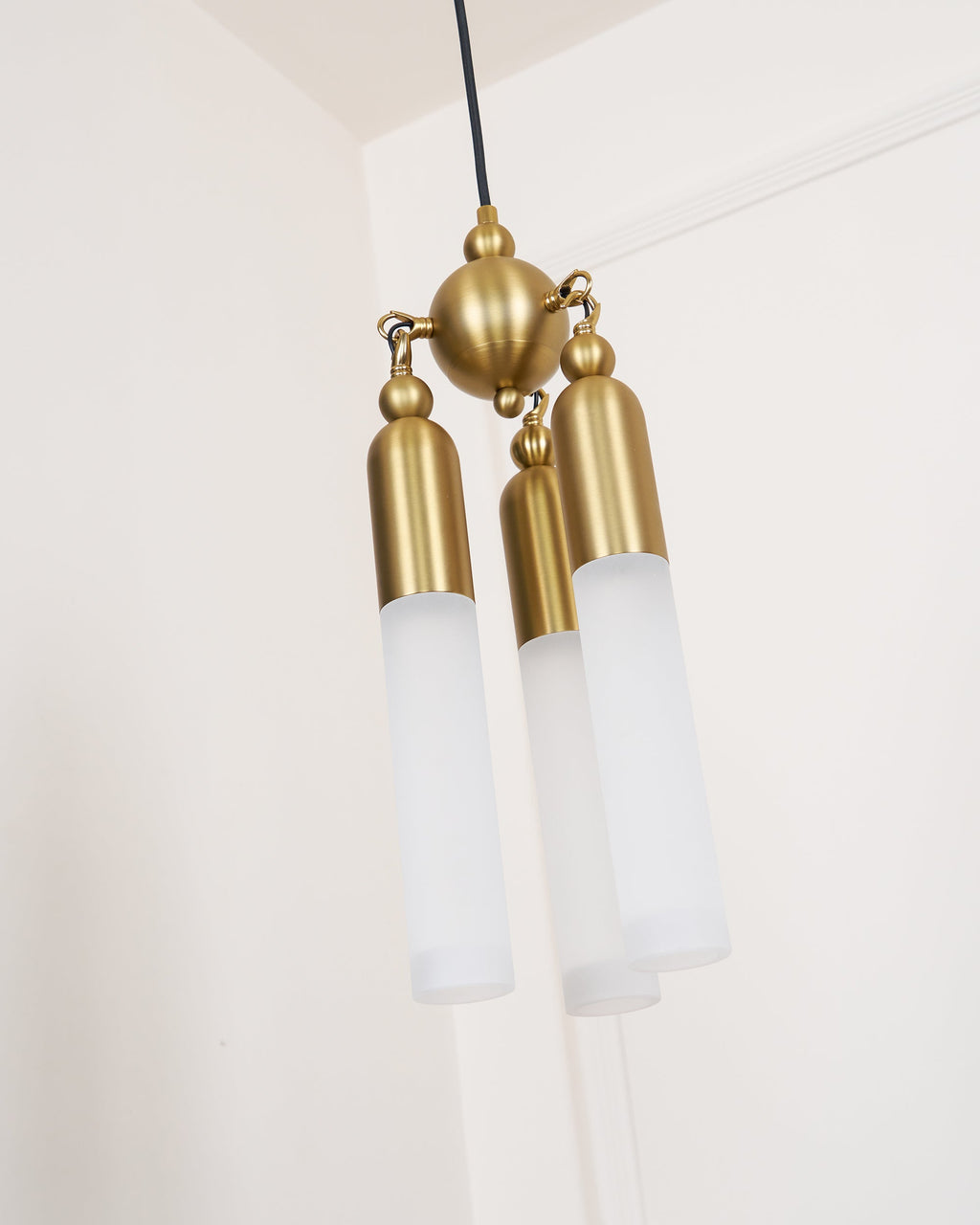 Bettany Pendant Light | Copper Metal & Acrylic | 16cm Diameter