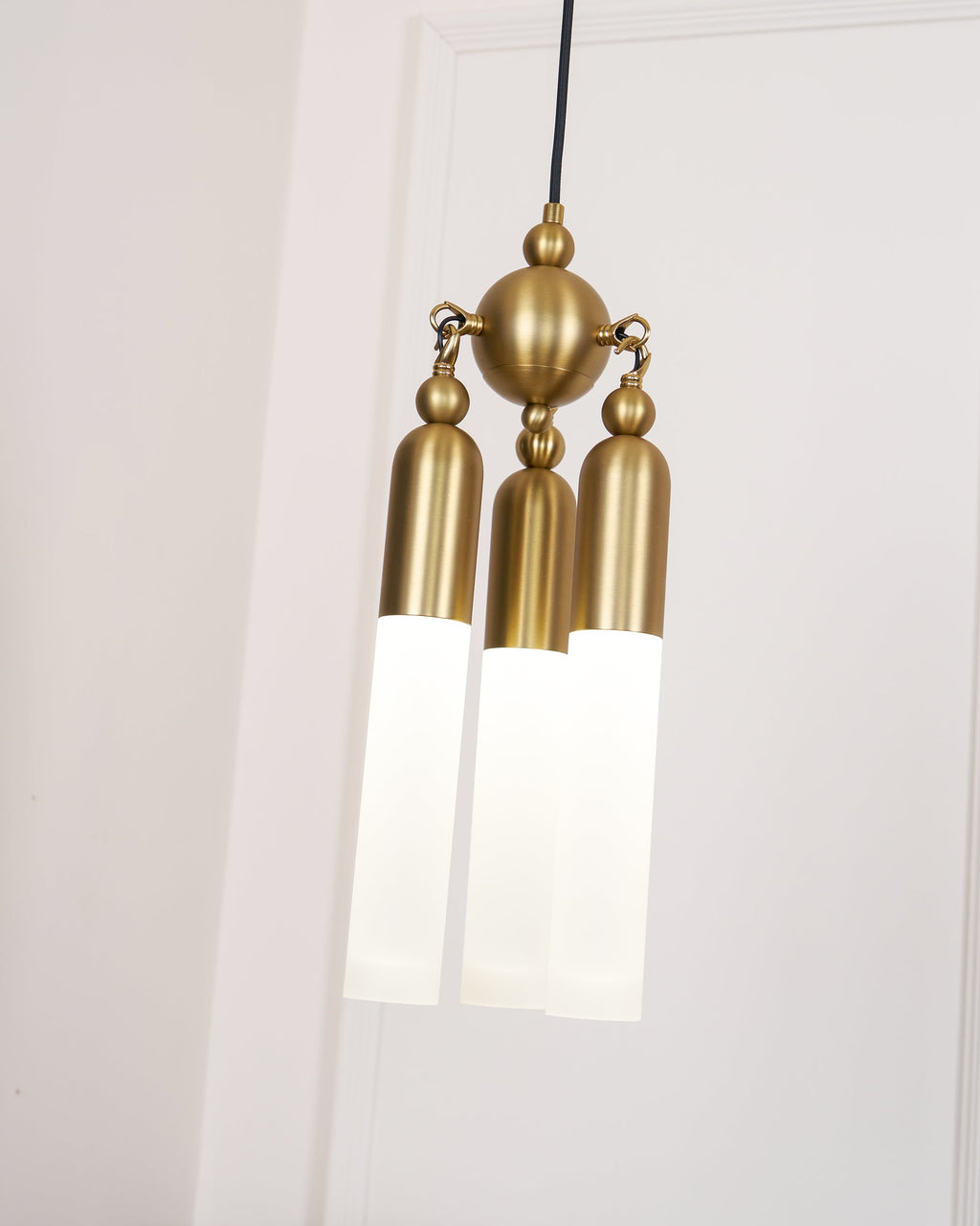 Bettany Pendant Light | Copper Metal & Acrylic | 16cm Diameter