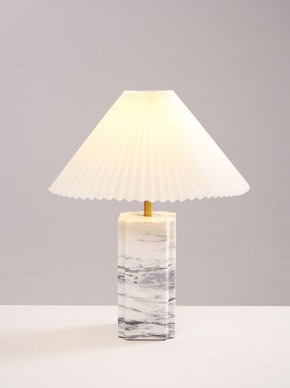 Bianca Marble Table Lamp | Marble | White