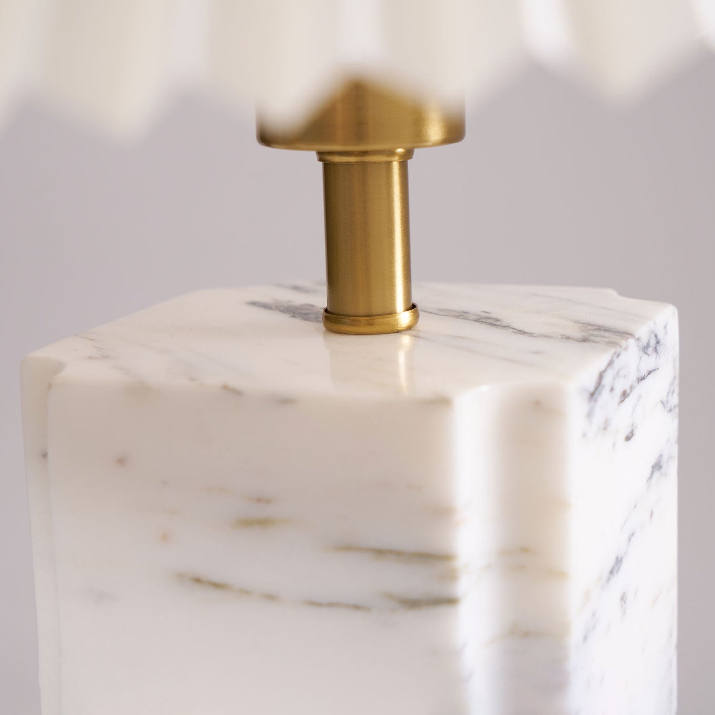 Bianca Marble Table Lamp | Marble | White