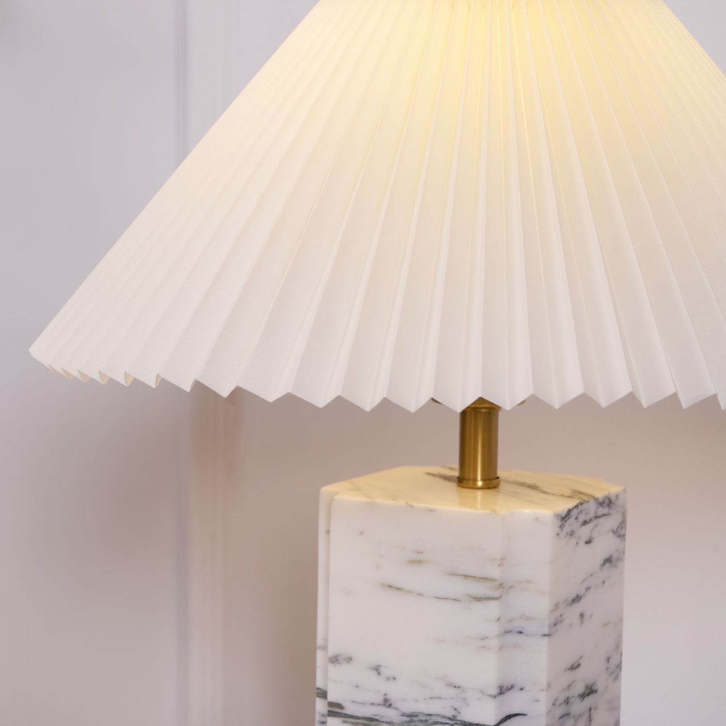 Bianca Marble Table Lamp | Marble | White