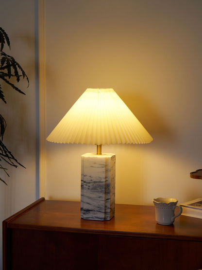 Bianca Marble Table Lamp | Marble | White