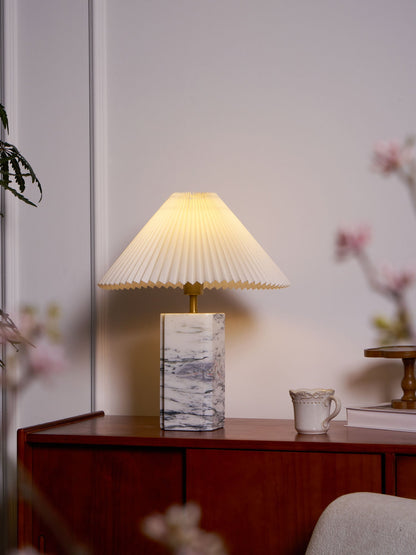 Bianca Marble Table Lamp | Marble | White