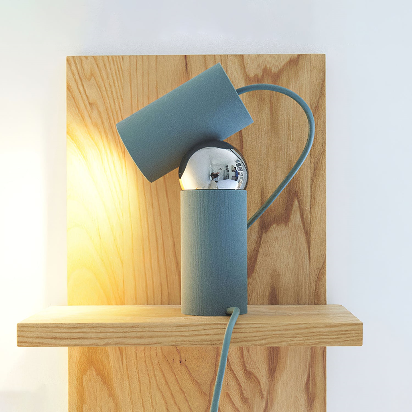 Bilboquet Table Lamp | Metal & Plastic | Red, Green, Beige