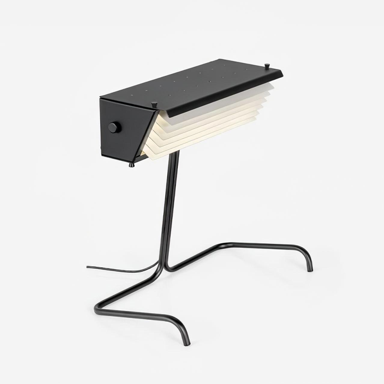 Xalor Table Lamp | Metal | Black and White