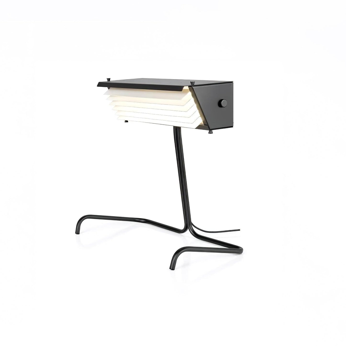 Xalor Table Lamp | Metal | Black and White