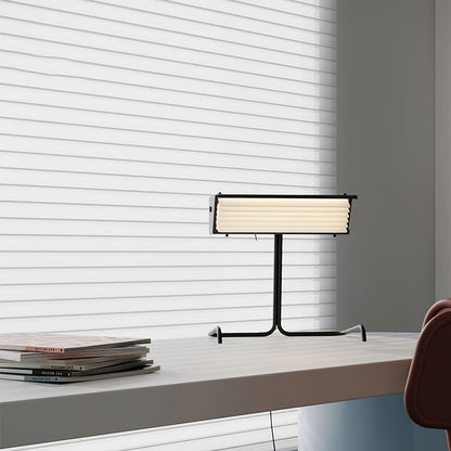 Xalor Table Lamp | Metal | Black and White