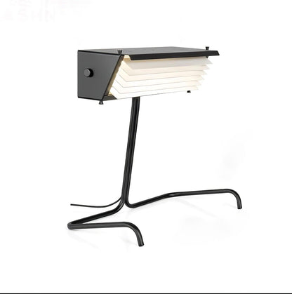 Xalor Table Lamp | Metal | Black and White