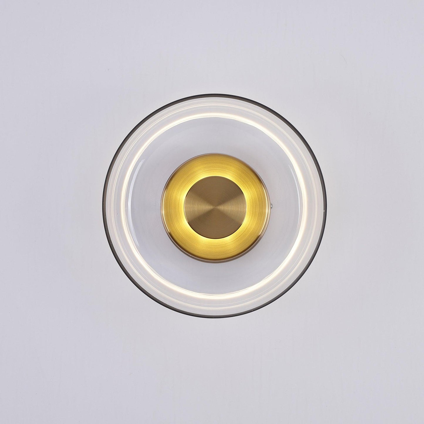 Glimmera Wall Light | Brass & Glass | 10cm Diameter