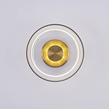 Glimmera Wall Light | Brass & Glass | 10cm Diameter
