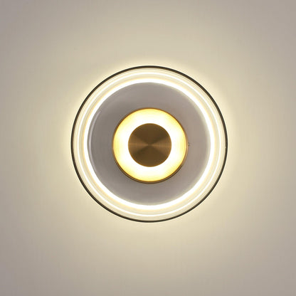 Glimmera Wall Light | Brass & Glass | 10cm Diameter