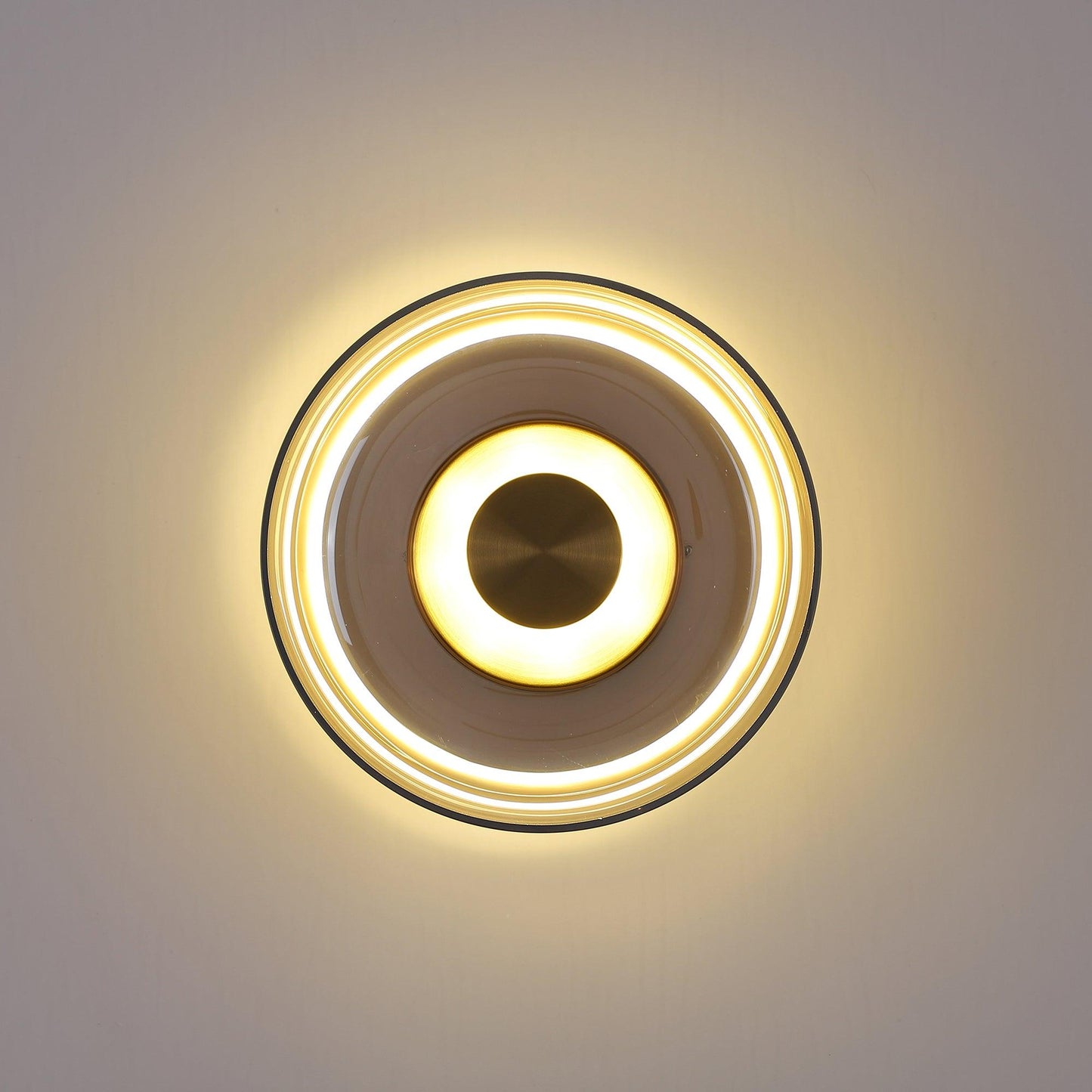 Glimmera Wall Light | Brass & Glass | 10cm Diameter