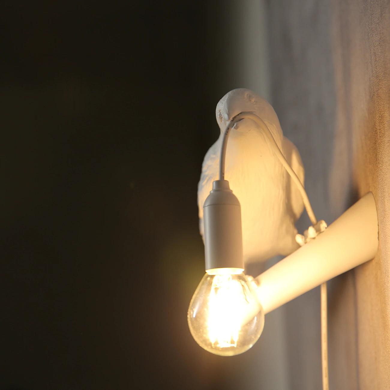 Bird Wall Light | Resin & Metal | Set of 2 (Left & Right)
