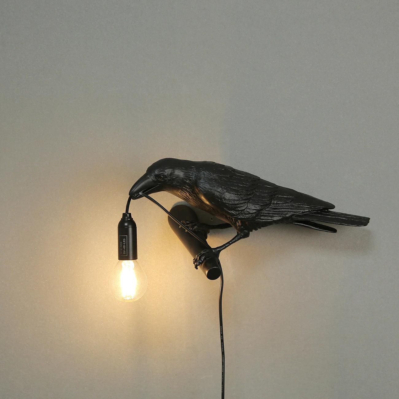 Bird Wall Light | Resin & Metal | Set of 2 (Left & Right)