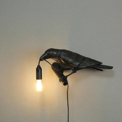 Bird Wall Light | Resin & Metal | Set of 2 (Left & Right)