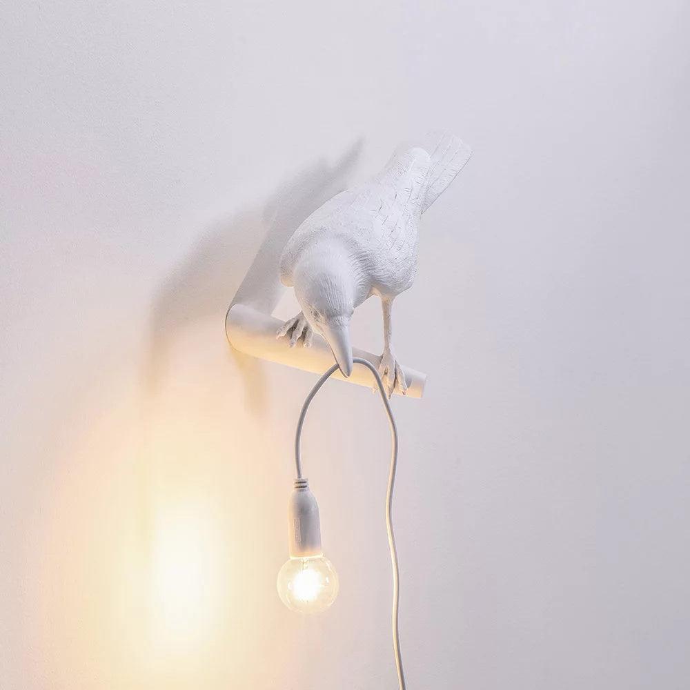 Bird Wall Light | Resin & Metal | Set of 2 (Left & Right)