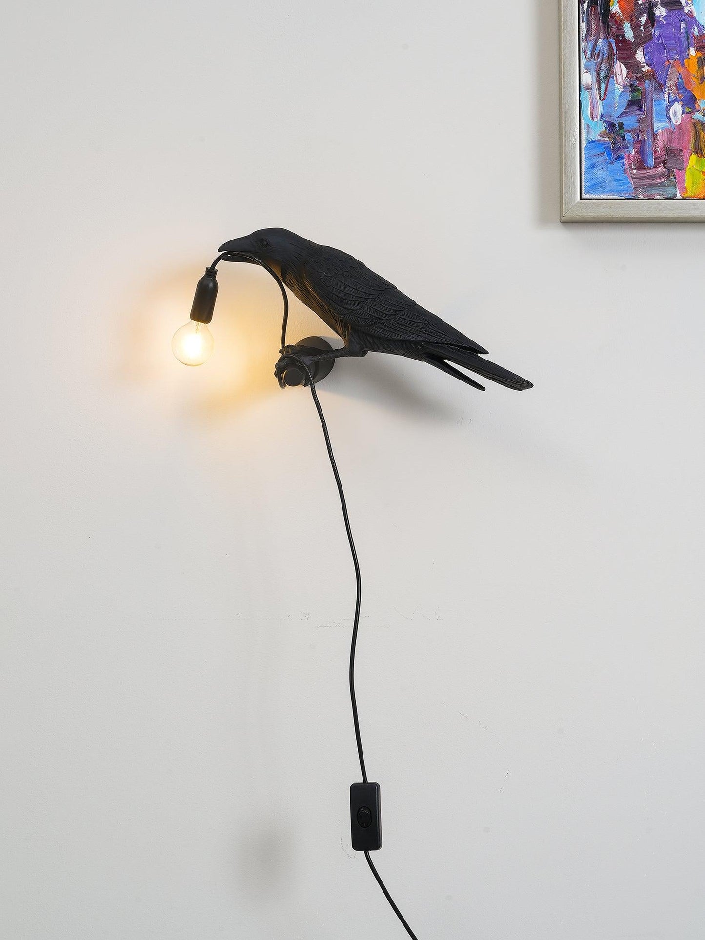 Bird Wall Light | Resin & Metal | Set of 2 (Left & Right)