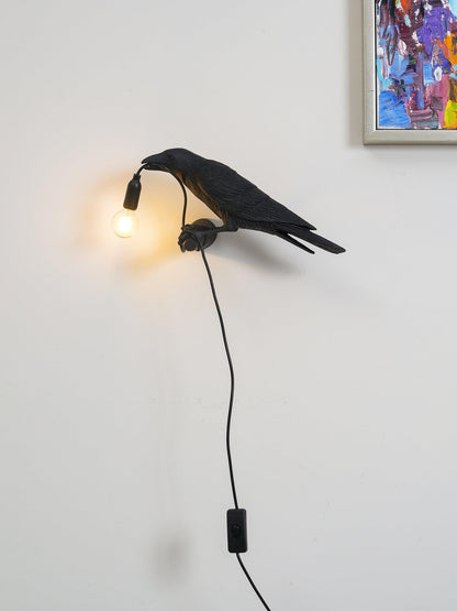 Bird Wall Light | Resin & Metal | Set of 2 (Left & Right)