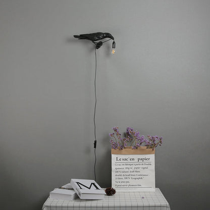 Bird Wall Light | Resin & Metal | Set of 2 (Left & Right)
