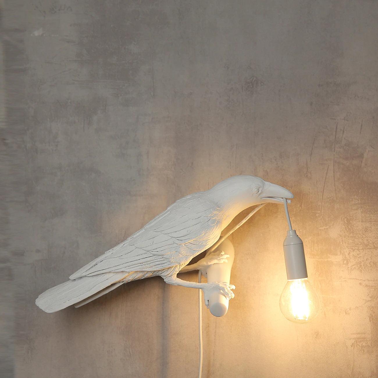 Bird Wall Light | Resin & Metal | Set of 2 (Left & Right)