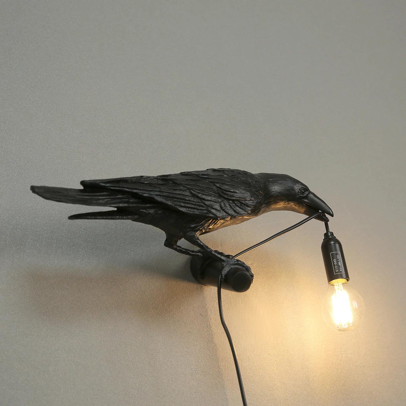 Bird Wall Light | Resin & Metal | Set of 2 (Left & Right)