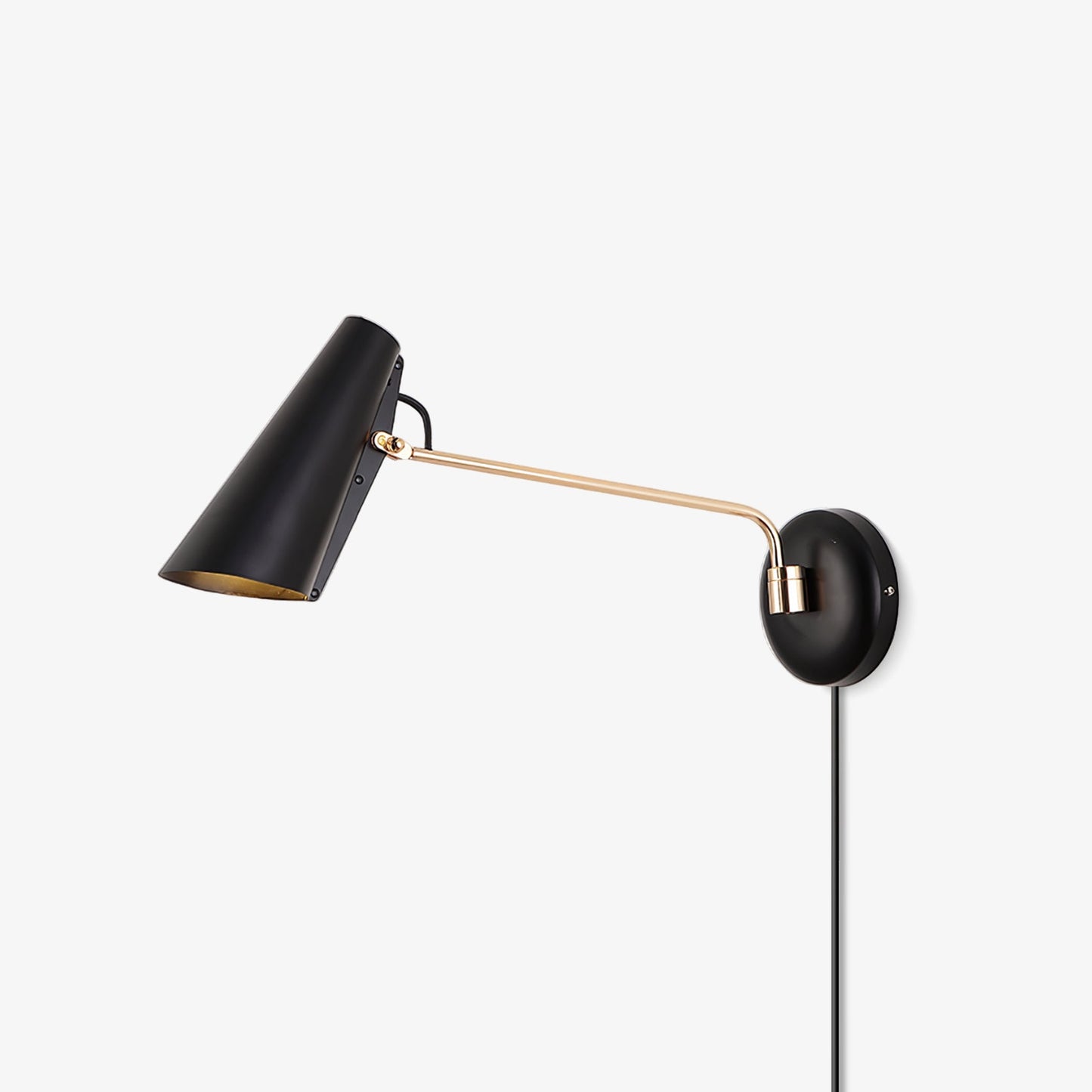 Birdy Wall Lamp | Steel, Aluminum | Gold, Red, Gray, Black