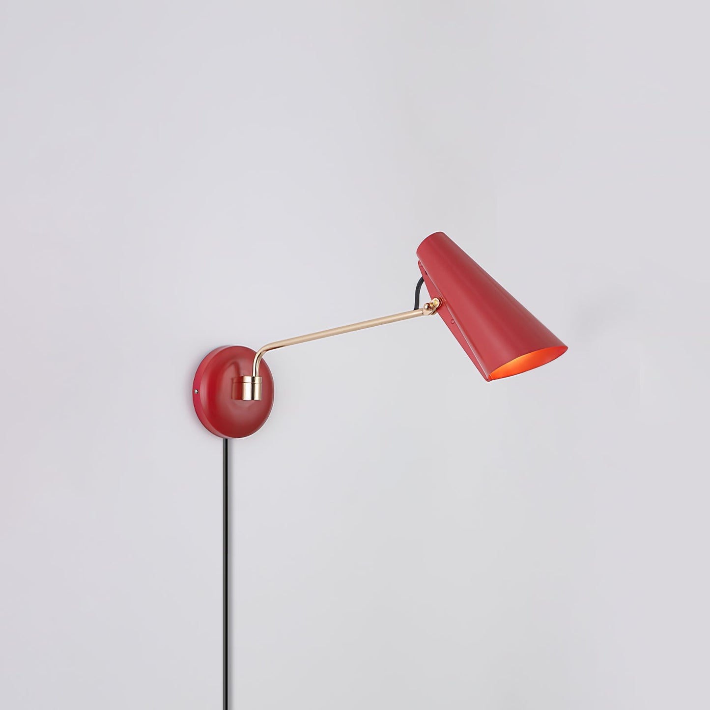Birdy Wall Lamp | Steel, Aluminum | Gold, Red, Gray, Black