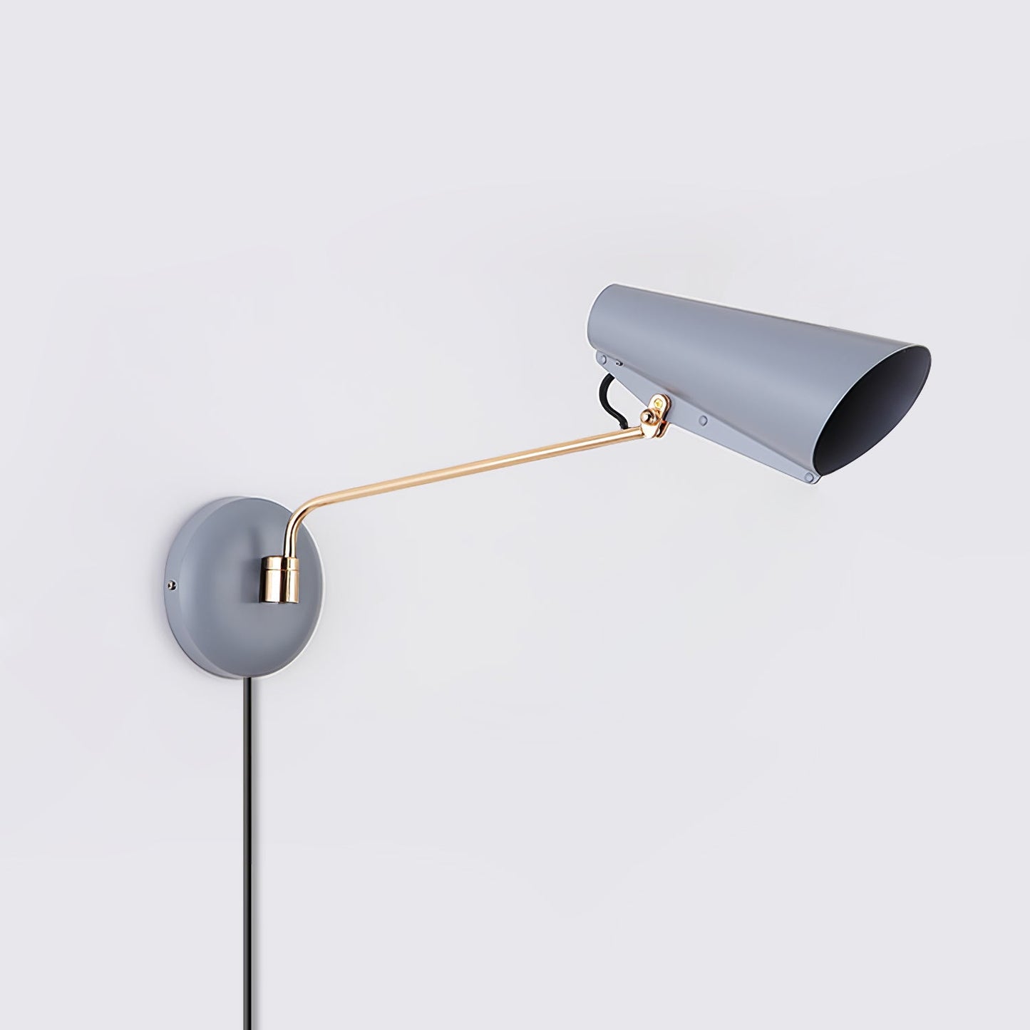 Birdy Wall Lamp | Steel, Aluminum | Gold, Red, Gray, Black